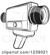 Poster, Art Print Of Black And White Video Camera