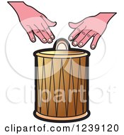Poster, Art Print Of Drum And Hands 2