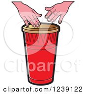 Poster, Art Print Of Drum And Hands