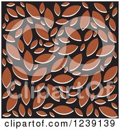 Clipart Of A Black And Brown Background Royalty Free Vector Illustration