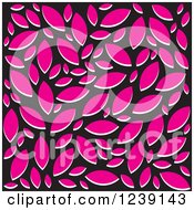 Clipart Of A Black And Pink Background Royalty Free Vector Illustration