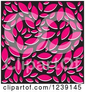 Clipart Of A Black And Pink Background 2 Royalty Free Vector Illustration