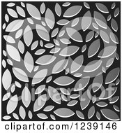 Clipart Of A Black And Silver Background Royalty Free Vector Illustration