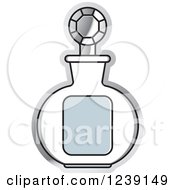 Clipart Of A Perfume Bottle Royalty Free Vector Illustration