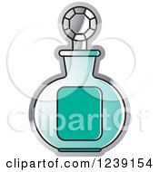 Turquoise Perfume Bottle