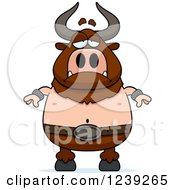 Poster, Art Print Of Depressed Minotaur Bull Man