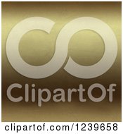 Clipart Of A 3d Scratched Gold Metal Texture Background Royalty Free CGI Illustration