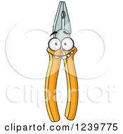 Poster, Art Print Of Happy Cartoon Toothy Pliers