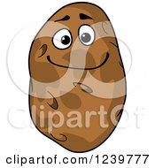 Poster, Art Print Of Cartoon Happy Potato