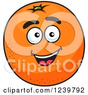 Cartoon Happy Orange