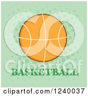 Poster, Art Print Of Basketball With Text Over Green