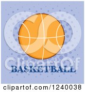 Poster, Art Print Of Basketball With Text Over Purple