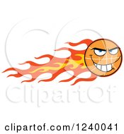 Poster, Art Print Of Basketball Mascot With Flames