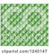 Seamless Green Snake Skin Or Scales Background