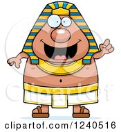 Poster, Art Print Of Smart Ancient Egyptian Pharaoh With An Idea