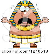 Poster, Art Print Of Scared Screaming Ancient Egyptian Pharaoh