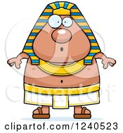 Poster, Art Print Of Surprised Gasping Ancient Egyptian Pharaoh