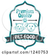 Poster, Art Print Of Cat And Dog Pet Food Label