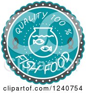 Poster, Art Print Of Quality Fish Food Label