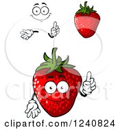 Poster, Art Print Of Strawberry Character