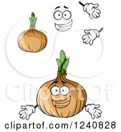 Poster, Art Print Of Happy Onion Character