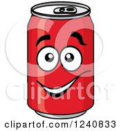 Poster, Art Print Of Happy Soda Can