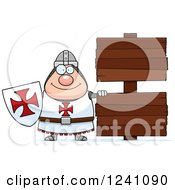 Poster, Art Print Of Chubby Knight Templar By Wooden Signs