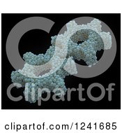 Clipart Of 3d Nano Technology Gears On Black Royalty Free Illustration by Mopic