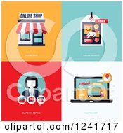 Poster, Art Print Of Online Business And Store Icons