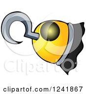 Clipart Of A Pirate Hook Hand Royalty Free Vector Illustration