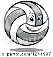 Smiling Volleyball Character