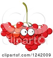 Poster, Art Print Of Happy Cranberry Character