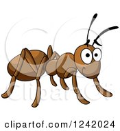 Poster, Art Print Of Happy Brown Ant