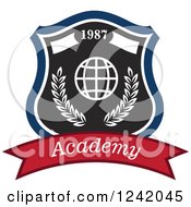 Poster, Art Print Of 1987 Academy Shield With A Globe