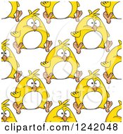 Poster, Art Print Of Seamless Chubby Yellow Chick Background Pattern