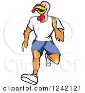 Poster, Art Print Of Running Turkey Bird