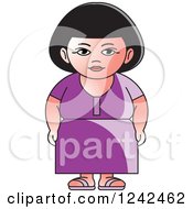 Clipart Of An Indian Lady 8 Royalty Free Vector Illustration