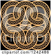 Poster, Art Print Of Tan And Black Celtic Rings