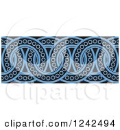 Poster, Art Print Of Border Of Black And Blue Rings