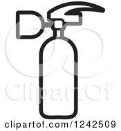 Poster, Art Print Of Black And White Fire Extinguisher