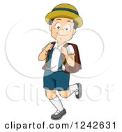 Poster, Art Print Of Happy Japanese Boy In A Common School Uniform