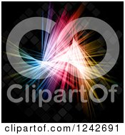 Poster, Art Print Of Colorful Lights On Black