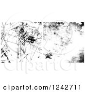 Clipart Of Black And White Grunge Textures Royalty Free Vector Illustration