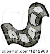 Clipart Of A Wavy Film Strip Royalty Free Vector Illustration