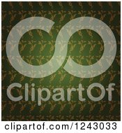 Clipart Of A Vintage Wallpaper Pattern Background Royalty Free Vector Illustration by lineartestpilot
