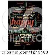 Colorful Happy Tag Word Collage
