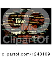 Colorful Love Tag Word Collage