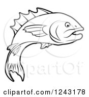 Poster, Art Print Of Black And White Fish In Profile