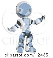 Blue Metal Robot