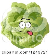 Poster, Art Print Of Goofy Cabbage Character